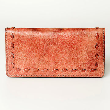 Never Mind Nmbg104A Wallet Vintage Handmade Genuine Cowhide Leather Women Bag Western Handbag Purse